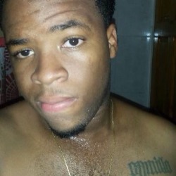smhurda:  #caribbean boy #pinklips #tattoo #wet  #Dry me 💦💦💦💦