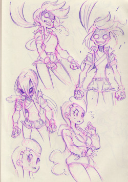 rafchu:  Some more retro gaming Console Girl doodles!This month’s episode focus on Double Dragon, Space Channel Five and King of Fighters!Read it for free (and all previous episodes too) on Spunch Comics *3*/www.spunchcomics.com/eng