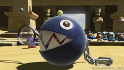 paulthebukkit:  He serves the ball by balancing it on his head  Good boy levels are off the charts  ok my snifit gal needs a chain chomp pet &lt;3