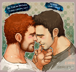 rum-locker:  fanart of Mark and Brad from Coming Out On Top! byÂ obscurasoft  Itâ€™s a fun adult gay dating sim, you can support and purchase the game hereÂ Obscurasoft.com  