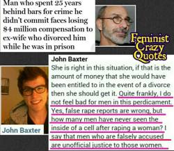 frowned-upon-in-most-cultures:funkpunkandrollmuhfucka:tiffanarchy:funkpunkandrollmuhfucka:deus-vulting-intensifies:Gross. Wow… “unofficial justice to those women”? The fuck?  Why doesn’t John Baxter just turn himself in for an unsolved rape case,