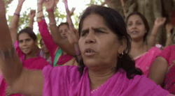 kropotkindersurprise: The Gulabi Gang, or Pink Gang, is an all-women vigilante group in India. &ldquo;Yes, we fight rapists with lathis [sticks]. If we find the culprit, we thrash him black and blue so he dare not attempt to do wrong to any girl or a