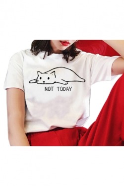 itsshyandflower: Amazing Printed Shirts  Not today cat \ Disco rhino  Letter sunset \ Roses are red  Sorry I can’t kitty \ Landscape  Schrute carrot \ Lobster  NASA \ Crying alien On sale now, low to บ.55! Click the links! 