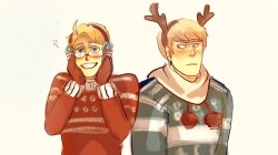 rusame-askblog:  //Gay losers and ugly x-mas sweaters are my new weakness//