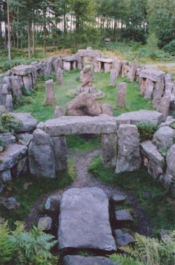 Soothsayer stones (ancient Druid ruins, Yorkshire, UK)