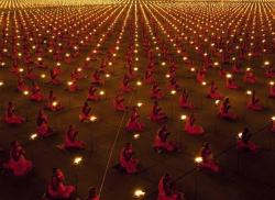 diosesuno:  100,000 monks in prayer after the Nepal earthquake as a necessary gesture of power.My prayers go out to the beautiful people of a beautiful country.