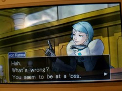 Replayin ace attorney phoenix wright trilogy. How did I not appreciate her properly the first several playthroughs? Fave prosecutor. If any followers haven&rsquo;t played this game, she&rsquo;s an 18yo prodigy from Germany who calls everyone fools and