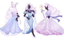 smallchickens:drew allura in some fancy space princess outfits 