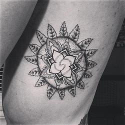 inspiredtattoosideas:  Mandala tattoos are beautiful and they are the new infinity tattoos. Check out these 11 awesome mandala tattoos ideas… #3 is my favourite! http://inspiredtattooz.com/11-awesome-mandala-tattoos-ideas/Photo Credit: Mandala do dia,