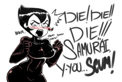 chillguydraws: nat2art:   just watch samurai jack season 5 episode 3, i really like where this story is going. especially for ashi,  just realize its ashi not aisha… dem i must;ve look like a real idiot.  anyway, hope you guys like it!  if you like