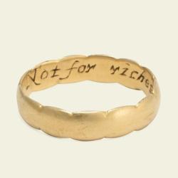 girlpanties:not for riches but for love medieval posie ring