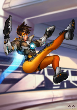wiv-art:  Tracer is no.1 best girl, for sure.   &lt;3
