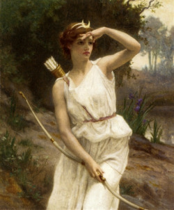 asklepiad-apollon: Diana (Artemis) the Huntress - (1870-1924) Guillaume Seignac