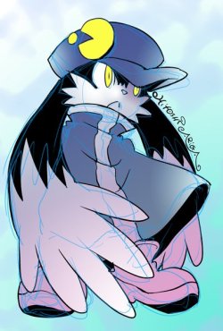 klonoa-at-blog:  Klonoa drawing by Hitoshi Ariga wearing a new outfit. Ariga doodled this for fun.