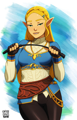 naavscolors: I really like this zelda design, she has the eyebrows, the thigs, butt, aaand a whip. :u! Sup 