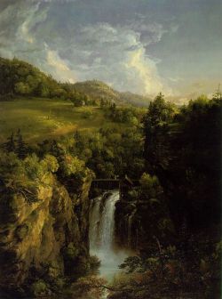 lyghtmylife:  Cole, Thomas [English-born American Hudson River School Painter, 1801-1848] Genesee Scenery1847Oil on canvas51 x 39 in (129.5 x 99.1 cm)Museum of Art, Rhode Island School of Design 
