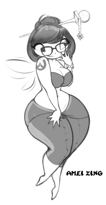 xopachi:Did this quick Rayman Mei while talking with my friends over Discord tonight.(I know it’s easy mode to just give Mei hips and chuck it on Tumblr, but I like this for something that only took an hour so I don’t feel too bad about it.) Incredible.