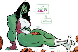 She-Hulk - Smashing Pumpkins - Cartoon PinUp    *cracking noises*After last She-Hulk - Judge, Jury, Executioner - I just had to do another one.Patreon Newgrounds Twitter DeviantArt  Youtube Picarto Twitch