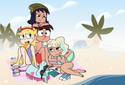 judacris:  If Star, Jackie and Janna ganged up and dealt Marco some good-natured teasing, would you want it? – @ judacrisStar, Jackie and Janna turn up the heat on the beach. They all want a taste of Marco…’s drink.Marco’s Summer Challenge