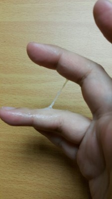 mssoakingwet:  After fingering myself at work 