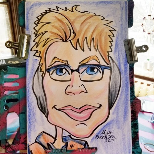 Caricature done at Follow Your Art during the Home For the Holidays event.    . . . . . . . . #art #drawing #caricature #caricatures #caricaturist #carandache #neocolor1 #portrait #cartoonportrait #livedrawing #ink #molotow #cartoonportrait #artistsonig