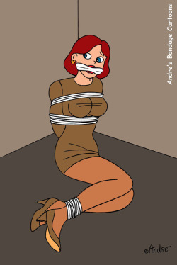 andretoonman:  Another lovely toon damsel from the pen of yours truly, Andre the Toon Man!  Available at http://www.toon-man.com!https://www.clips4sale.com/studio/22566/andre-s-bondage-captives