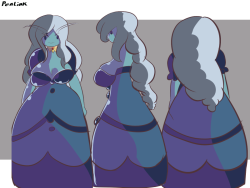 Just a few character sheets for the Ice Queen. This Should make things a little easier to draw her out.