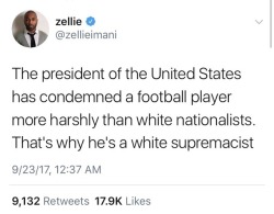 weavemama: weavemama:  oanrocks:  weavemama:  THERE IS NO DOUBT ABOUT THIS  And you are absolutely a racist!  Wait maybe just ignorant or unaware of what he truly stands for. He doing more for minority’s than Obama did in 8 yrs.  Read, educate then
