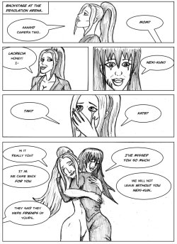 Kate Five vs Symbiote comic Page 232 by cyberkitten01   Not seen since the end of Chapter 6, it&rsquo;s Nexus Girl! :D