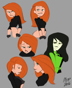 polyleisle:  mrpotatoparty:  Kim practice, and a bonus Shego.  i’ll get around to watching all of this show one of these days 