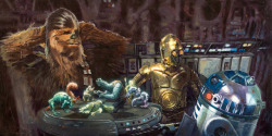 starwarsartnow: Let the Wookiee Win  by Christopher Clark 