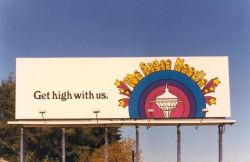 reddlr-trees:  Billboard for the Space Needle in the 70s.