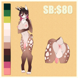Deer AdoptablePLEASE READ THE DESCRIPTION!!It ends in April 27 Friday at 7:00 p.m.check the date and hour here c: PLEASE, PLEASE DO NOT BID IF YOU’RE UNSURE THAT YOU WANT TO BUY THIS CHARACTER, BID ONLY IF YOU HAVE THE MONEY TO PAY RIGHT AWAY, if someone