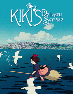 rufftoon:  ca-tsuka:  Hayao Miyazaki (animated) posters by podrickforking  Simple reminder how gorgeous these movies are. 