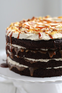 foodffs:  Sweet &amp; Salty Layer CakeReally nice recipes. Every hour.