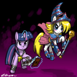 sorel-estia:  I Summon Dark Magician Pony by johnjoseco  