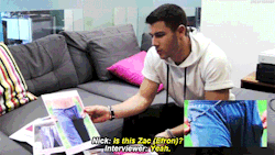  Nick Jonas plays ‘Guess The Bulge’ for Sugarscape 