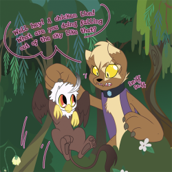 azula-griffon:  mylittlechangeling:  (previously)  Ok so griffons and this is adorable  X3
