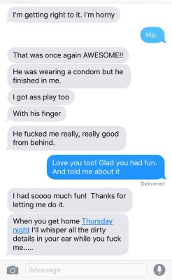 ticklebelly75:  The follow up after my wifeâ€™s date last night 