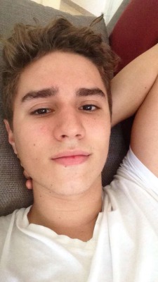 caughtjerking:  Eduardo is a 20 yrs-old cutie. He is Honduran/German and currently lives in Miami. I love this boy’s smile even though he doesn’t like smiling in his pics but he does it for me. His uncut cock is such a beautiful sight to see and he