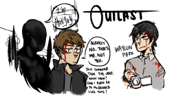 soda-cans:  Some Outlast doodles. I JUST. HAD TO GET IT OUT OF MY SYSTEM, MAN. IT’S MY NEW OBSESSION. //frustrated scream//  I also love the Walrider. So much. //singletear// And Korean Waylon Park, hell yeah. 