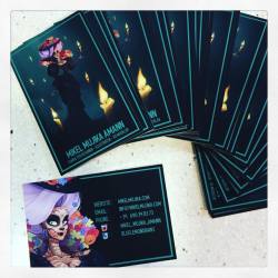 New Bussiness Cards have arrived! Thank you so much @moo Now I am ready for @ctnanimexpo 