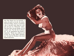 Patti Waggin    Appears nude in the premiere issue of ‘SAN FRANCISCO CONFIDENTIAL’ magazine; published in November of 1955..