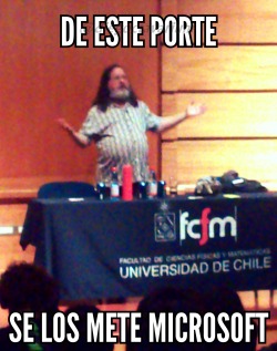 jaidefinichon:  que maestro Richi Stallman 