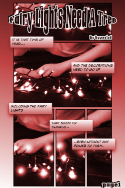 hypnolad:  Fairy Lights Need A Tree The full comic   Thank you so much for featuring me in your christmas comic this year buddy!!