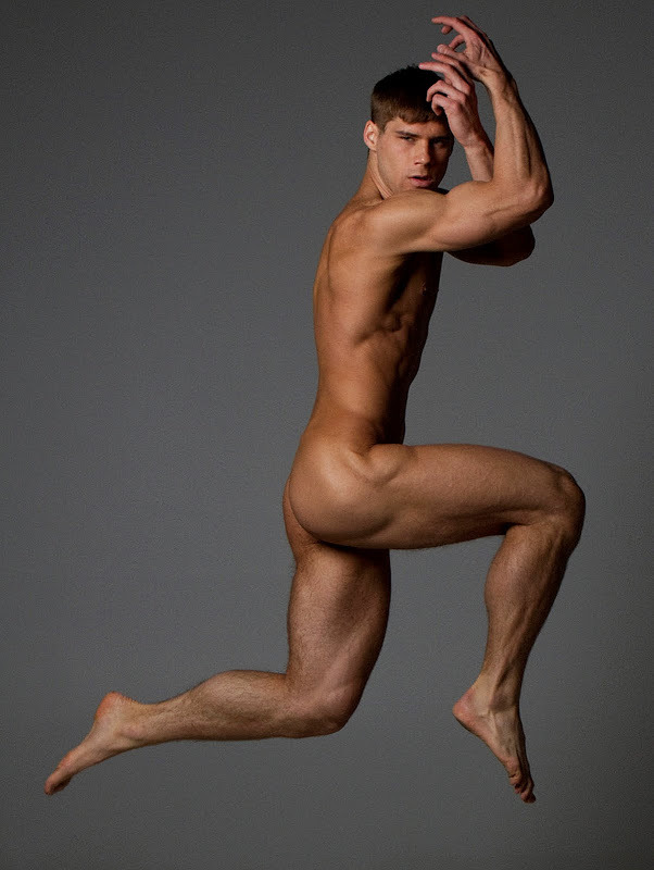 Male nude figure model poses