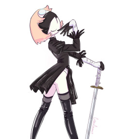 Pearl as 2B from Nier Automata!