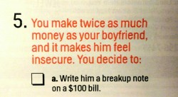   Finally, some good advice from Cosmo  im gonna reblog this 300 times a day 