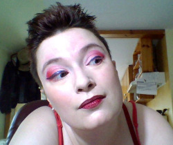 Canada Day makeup! I’m off to a BBQ to meet my girlfriend’s parents for the first time&hellip; wish me luck!