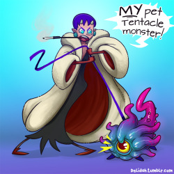 delidah:  #TributeTuesday!This week: mypettentaclemonster&rsquo;s Pet Tentacle Monster! …Delidah must have it. Possibly to make a tentacle-coat. Want to see more of My Pet Tentacle Monster? Check out their Art Blog and Hentai Foundry Gallery.Want to